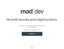 Tablet Screenshot of maddev.com